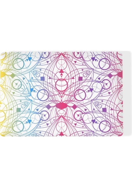 Çiçek Desenli Laptop Sticker Notebook Sticker