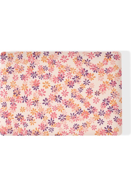 Çiçek Desenli Laptop Sticker Notebook Sticker