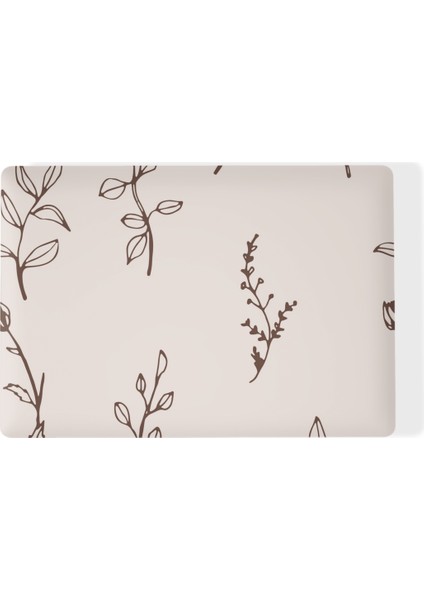 Çiçek Desenli Laptop Sticker Notebook Sticker