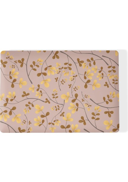 Çiçek Desenli Laptop Sticker Notebook Sticker