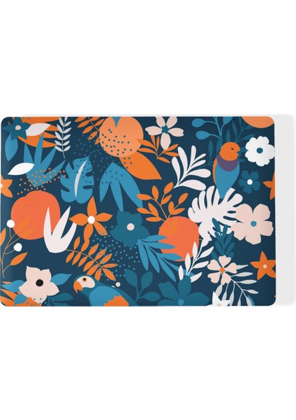 Çiçek Desenli Laptop Sticker Notebook Sticker