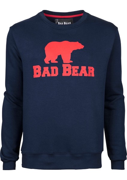 Bad Bear Bad Bear Crewneck Erkek Lacivert Sweatshirt 20.02.12.011-C07