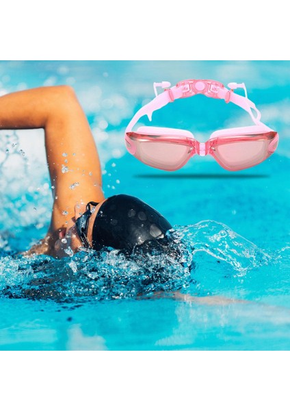 Pc Yüzme Gözlük Kulaklık Goggles ile Gözlük Maskeleri Yüzme Şeffaf Toz Için Su Gözlükleri (Yurt Dışından) modelleri