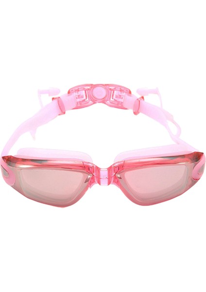 Pc Yüzme Gözlük Kulaklık Goggles ile Gözlük Maskeleri Yüzme Pembe Için Su Gözlükleri (Yurt Dışından)