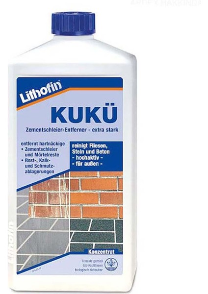 Lithofin Kukü Çimento Kalıntıları Sökücüsü 1 lt 56004