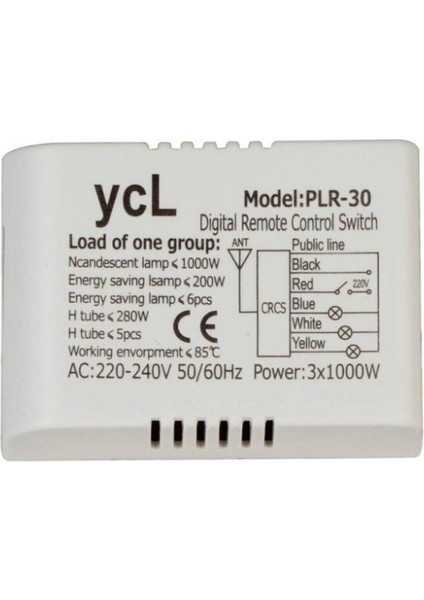 Ycl Avize Kumandası 3X1000W Plr-30