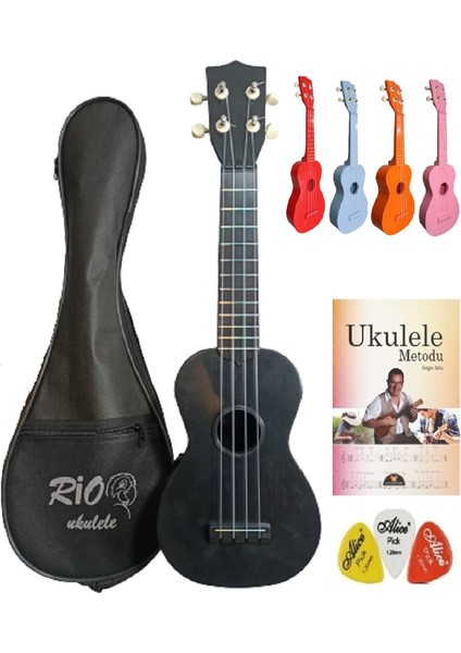 Kompozit Kırılmaz Soprano Ukulele Kılıf Metot Pena