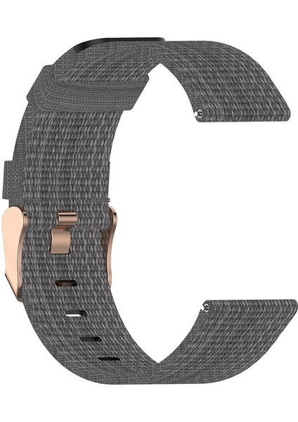 Yumuşak Naylon Akıllı Izle Için 18MM Bilek Kayışı Watch Band Su Geçirmez Gri