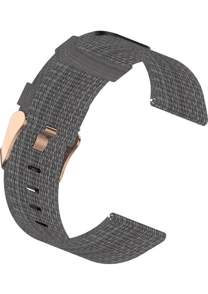 Yumuşak Naylon Akıllı Izle Için 18MM Bilek Kayışı Watch Band Su Geçirmez Gri