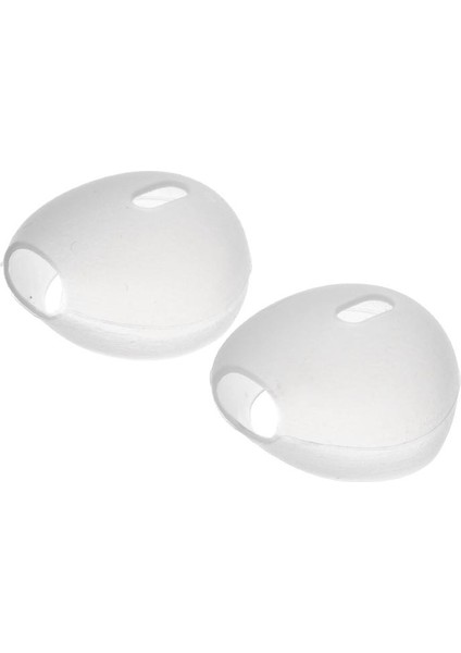 1 Pair Kulak Yumuşak Silikon Kulak Ipuçları Tutucu Kapak Gri indirimleri