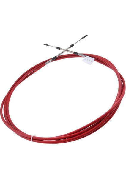 Kırmızı 17 Ft Deniz Kontrol Kolu Kablosu Tekne Motor Inboart Gaz Kelebeği 17 Ft