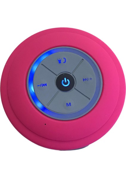 Q9 Bluetooth Duş Hoparlör Taşınabilir Açık Hoparlör Hoparlör Hakkında Fm Pink