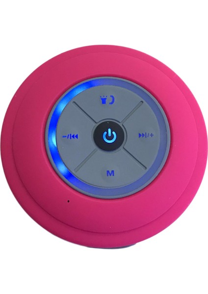 Q9 Bluetooth Duş Hoparlör Taşınabilir Açık Hoparlör Hoparlör Hakkında Fm Pink