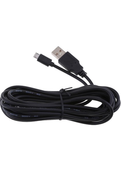 3.5 Metre Android 5V2A Şarj Kablosu Mikro USB 90 Derece Sağ Bükülmüş Kafa(Yurt Dışından)