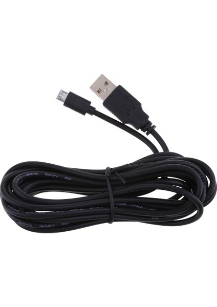 3.5 Metre Android 5V2A Şarj Kablosu Mikro USB 90 Derece Sağ Bükülmüş Kafa(Yurt Dışından)