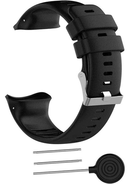 Yedek Yumuşak Silikon Bilek Kayışı 22MM Genişlik Spor Izle, Siyah fırsatları