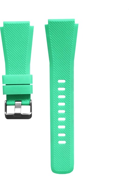 Spor Silikon Bilezik Samsung Dişli S3 Frontier Nane Yeşil Için Silikon Bilezik Kayışı Watch Band