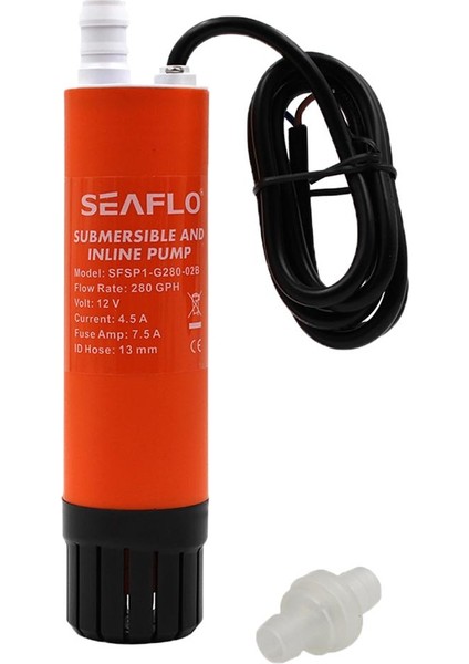Seaflo 12 V 280GPH Dalgıç / Satır Içi Su / Dizel Transfer Pompası Denizcilik Için