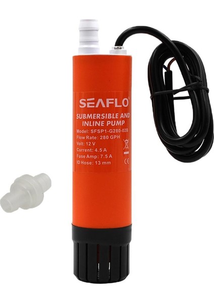 Seaflo 12 V 280GPH Dalgıç / Satır Içi Su / Dizel Transfer Pompası Denizcilik Için