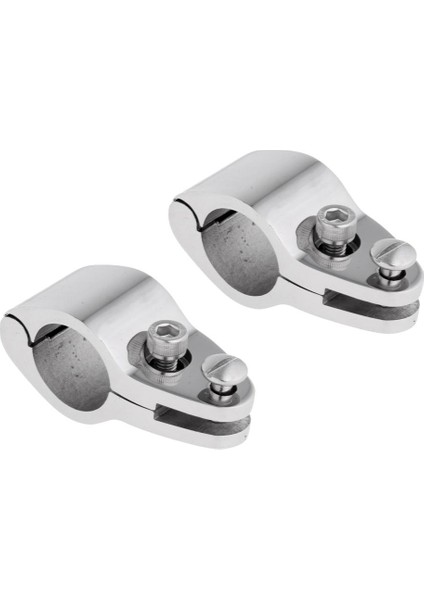 2 Adet 22MM Tekne Kapak Bar Tüp Knuckle Kelepçe - Güçlü Deniz Paslanmaz Çelik