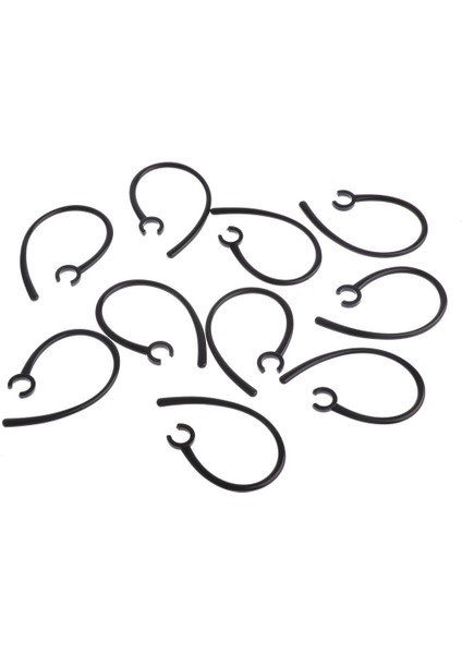 10 Adet Kulak Kanca Döngü Samsung iPhone Bluetooth Kulaklık Için Klip Değiştirme 5.6mm E Siyah(Yurt Dışından) fiyatları