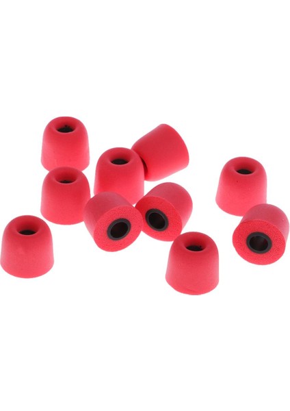 5 Pairs 4.5mm Bellek Köpük Ipuçları Universe Kulakiçi Kulaklıklar Için Kulaklık Kırmızı Kırmızı
