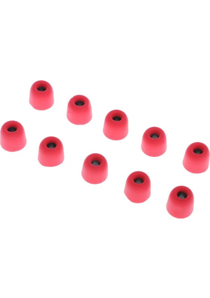 5 Pairs 4.5mm Bellek Köpük Ipuçları Universe Kulakiçi Kulaklıklar Için Kulaklık Kırmızı Kırmızı