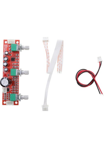 NE5532 Preamp 2 Kanal Kurulu Bas Ses Kontrol Kontrolü
