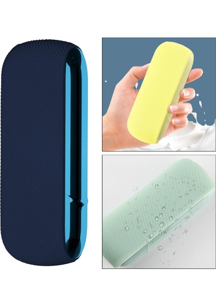 Dimi Silikon Kapak Iqos 3.0 Için Tam Koruyucu Kılıf Kılıfı Koyu Mavi 2 modelleri