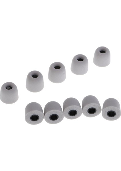 5 Pairs 4.5mm Hafıza Köpük Ipuçları Universe Kulakiçi Kulaklıklar Için Kulaklık Gri Gri