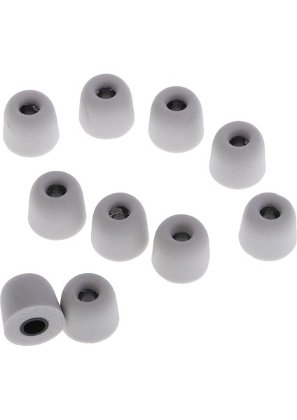 5 Pairs 4.5mm Hafıza Köpük Ipuçları Universe Kulakiçi Kulaklıklar Için Kulaklık Gri Gri