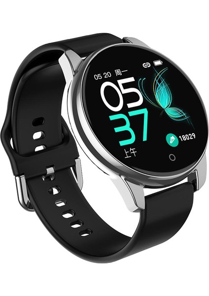 Watch4 Renkli Ekran Kalp Hızı Izleme Akıllı Bilezik Gümüş Silikon Kemer fiyatları