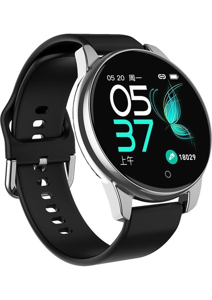 Watch4 Renkli Ekran Kalp Hızı Izleme Akıllı Bilezik Gümüş Silikon Kemer modelleri
