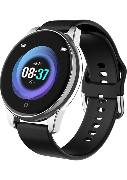 Watch4 Renkli Ekran Kalp Hızı Izleme Akıllı Bilezik Gümüş Silikon Kemer fırsatları