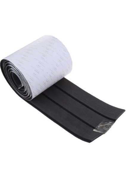 Tekne Döşeme Mat Faux Teak Decking Yat Levha Pad Koyu Gri Siyah Şerit