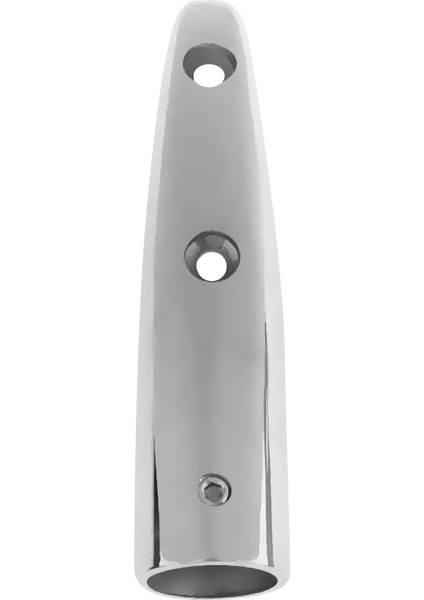 2x 316 Paslanmaz Çelik Marine Tekne Küpeşte Için 22MM Iç Çap Demiryolu Sonu