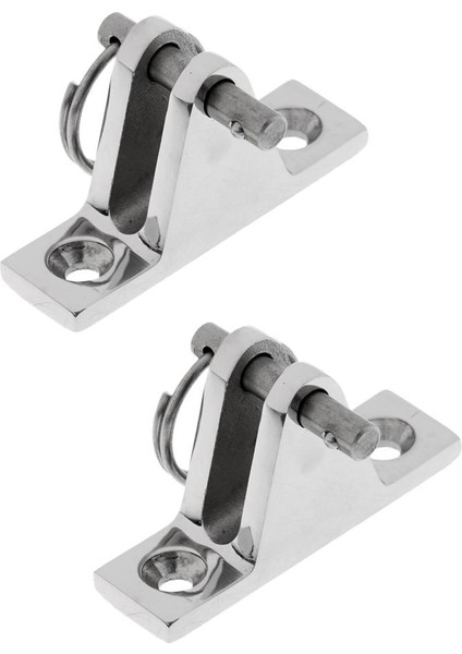 2 x Bimini Üst Güverte Menteşe Hızlı Yayın Pin Deniz Grade 316 Paslanmaz Çelik