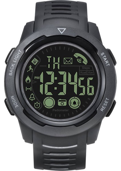 Erkekler Erkek Spor Süper Zorlu Akıllı Spor Bluetooth Izle Açık Güzel Siyah