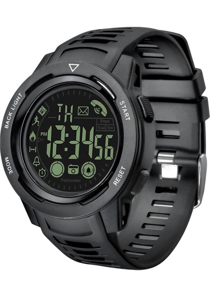 Erkekler Erkek Spor Süper Zorlu Akıllı Spor Bluetooth Izle Açık Güzel Siyah