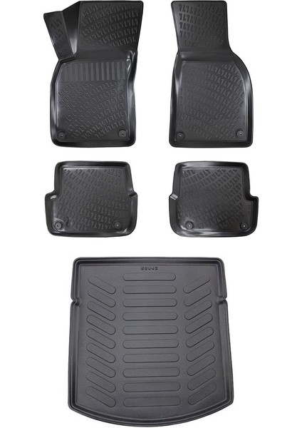 Audi A4 3D Bagaj Havuzu ve Paspas Siyah 2001-2008