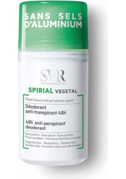 Spirial Vegetal Natural Anti-Transpirant Roll-On 50 ml