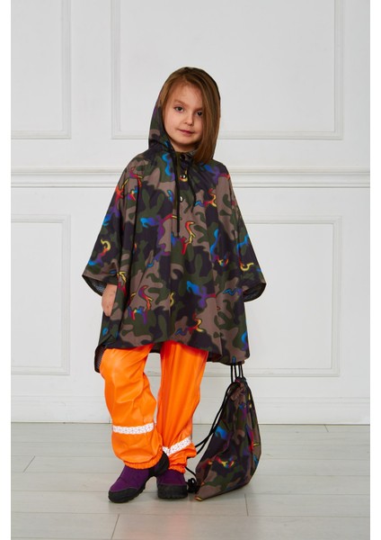 Çocuk Unisex Kamuflaj Yağmurluk fiyatları