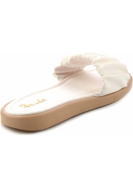 Beyaz Kadın Terlik K048750811 fırsatları