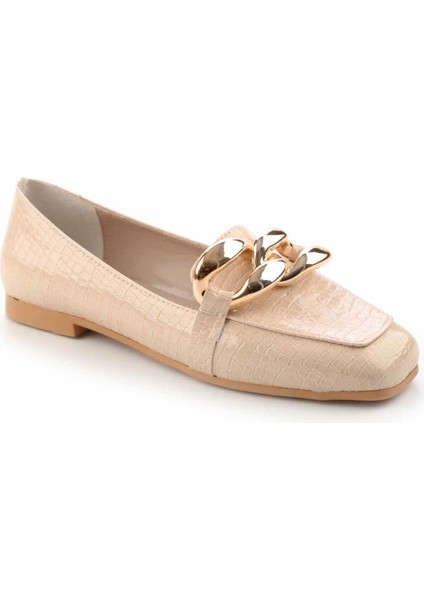 Bej Rugan Kadın Loafer Ayakkabı K016411663