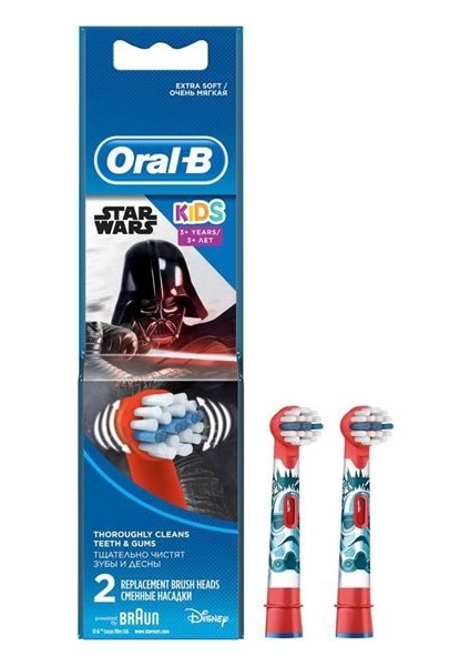 Çocuklar Için Diş Fırçası Yedek Başlığı Star Wars 2'li Paket