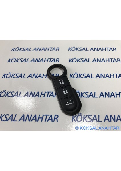 Fiat 500, Punto, Bravo, Doblo, Ducato 3 Tuşlu Silikon Tuş Takımı modelleri