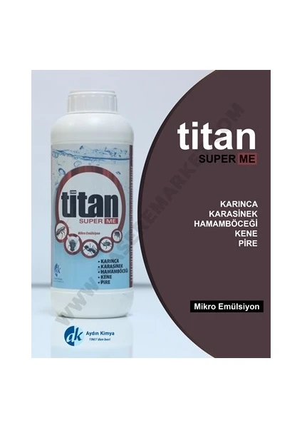 Aydın Kimya Titan Superme Sivrisinek Karasinek Haşere Kovucu 250ml