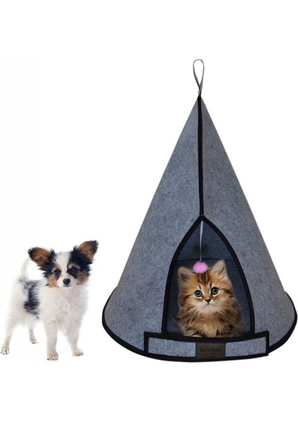 Cat Tower Kedi Yuvası Evi Köpek Yatağı Kulübesi Minderi Evcil Hayvan Pet Çadırı Yuva