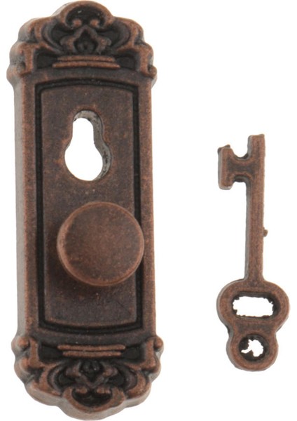 4 Parça 1/12 Dollhouse Minyatür Vintage Kapı Kilitleri ile Anahtarları - Bronz (Yurt Dışından) indirimleri