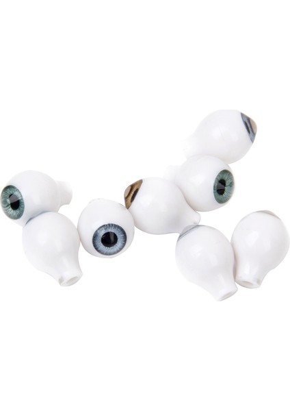 8 Parça Plastik Yarım Yuvarlak Gözler Gözler Maske Bebek Kulağı Yapımı Için 8mm Iris B (Yurt Dışından)
